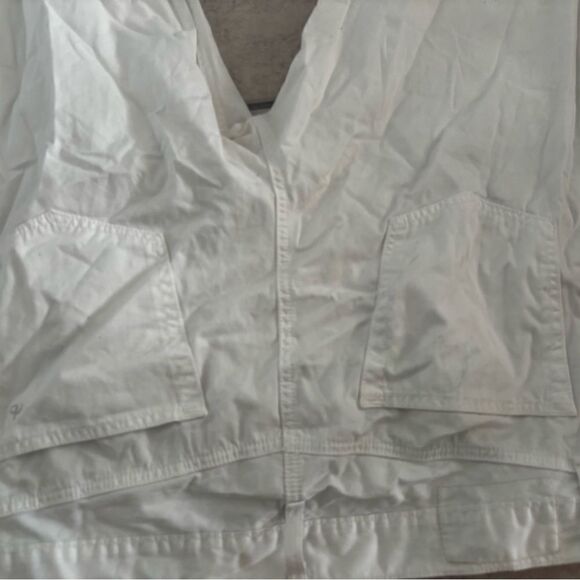 rag & bone tailored workwear bottoms white jean pants - Picture 1 of 7